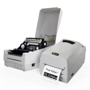 Impressora térmica Argox OS-214 para impressão de etiquetas de código de barras e logística – Estruturainfo.